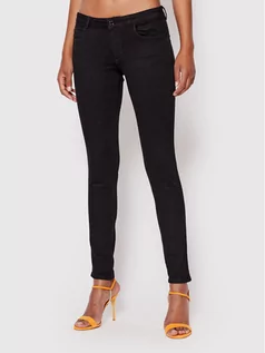 Spodnie damskie - Guess Jeansy Curve X. W2YAJ2 D4PZ1 Czarny Skinny Fit - grafika 1