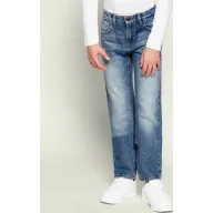 Spodnie i spodenki dla chłopców - Guess Jeansy Regular Fit - miniaturka - grafika 1
