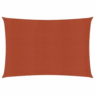 Żagiel przeciwsłoneczny, 160 g/m², terakotowy, 3,5x4,5 m, HDPE Lumarko! - Parasole ogrodowe - miniaturka - grafika 1