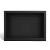 Akcesoria łazienkowe - Balneo półka wnękowa WALL-BOX ONE BLACK 300x200x100 - miniaturka - grafika 1