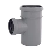 Łączniki, trójniki, kształtki - Trójnik 110 x 75 x 90 szary - miniaturka - grafika 1