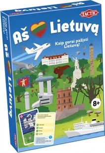 Tactic TACTIC Board game I Love Lithuania In Lithuanian lang. - Gry planszowe - miniaturka - grafika 1