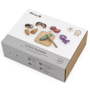 Zabawka VIGA PolarB Zestaw do krojenia na desce Warzywa 44212 - Zabawy w naśladowanie dorosłych - miniaturka - grafika 1