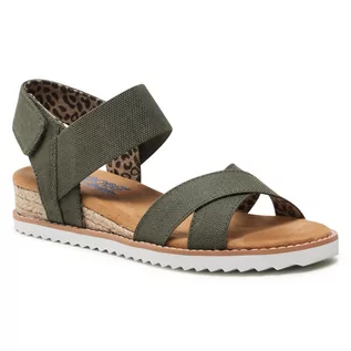 Espadryle damskie - Skechers Espadryle Secret Picnic 33386/OLV Olive - grafika 1