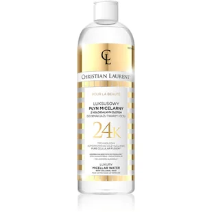 Christian Laurent Pour La Beauté, Luksusowy płyn micelarny z molekularnym złotem do demakijażu twarzy i oczu, 500ml - Płyny micelarne - miniaturka - grafika 1