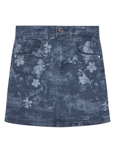 Guess Spódnica jeansowa J5GD06 D52V0 Granatowy Regular Fit - Spódnice - miniaturka - grafika 1