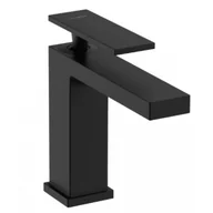 Baterie umywalkowe - HANSGROHE 73010670 Tecturis E Jednouchwytowa bateria umywalkowa 110 z kompletem odpływowym, Czarny Matowy - miniaturka - grafika 1