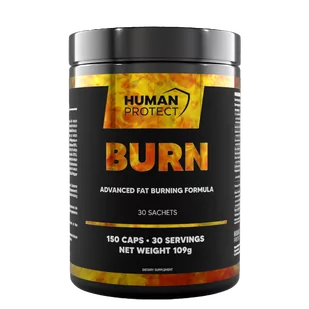 Human Protect Burn 30sasz. Wieloskładnikowy Mocny Spalacz Tłuszczu - Spalacze tłuszczu - miniaturka - grafika 1