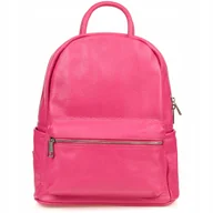 Torebki damskie - Włoski Plecak Skórzany A4 damski miękka SKÓRA duży - miniaturka - grafika 1