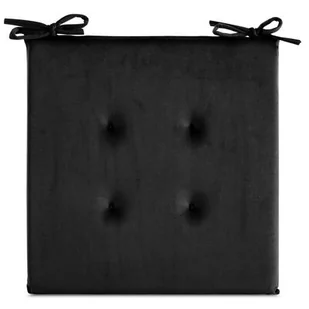 Poduszka na siedzisko Gaja 40 x 40 cm czarny - Poduszki dekoracyjne - miniaturka - grafika 1