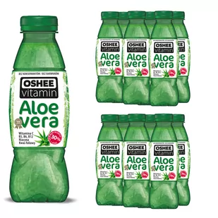 Oshee Vitamin Napój Aloe Vera Aloes 500ml x12 - Soki i napoje niegazowane - miniaturka - grafika 1