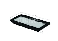Filtry powietrza - Filtr powietrza Mahle LX 953 - miniaturka - grafika 1