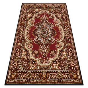 Dywan BCF Morad WIOSNA Ornament, klasyczny - bordo, 60x110 cm - Dywany - miniaturka - grafika 1