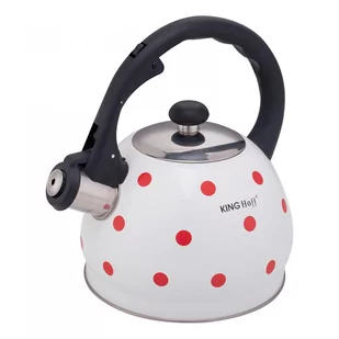 CZAJNIK EMALIOWANY W GROSZKI KINGHOFF 2.0L KH-1736 - Czajniki na gaz - miniaturka - grafika 1