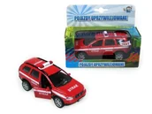 Samochody i pojazdy dla dzieci - Hipo Straż pożarna volvo 14cm w pud - miniaturka - grafika 1