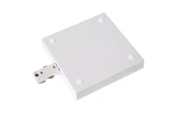 Lampy pozostałe - TRACK LUCIDE zasilanie uniwersalne końcowe lub środkowe białe do szyn 1-fazowych Lucide - miniaturka - grafika 1