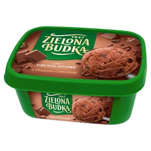 Zielona Budka - Lody czekoladowe z płatkami czekolady - Lody i desery lodowe - miniaturka - grafika 1