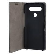 Etui i futerały do telefonów - Case Folio na telefon komórkowy LG K61 KSIX Standing Czarny - miniaturka - grafika 1