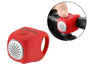 Dzwonek elektryczny na rower na kierownicę RockBros CB1709 Czerwony - Pozostałe akcesoria do telefonów - miniaturka - grafika 1
