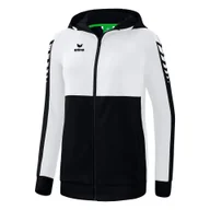 Kurtki damskie - Damska bluza treningowa z kapturem Erima Six Wings - miniaturka - grafika 1