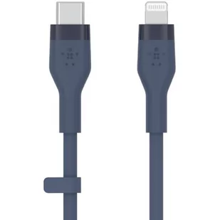 Belkin Kabel USB Typ-C Lightning Silicone 3m Niebieski CAA009BT3MBL - Kable USB - miniaturka - grafika 1