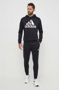 adidas dres męski kolor czarny - Dresy męskie - miniaturka - grafika 1