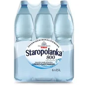 Woda - Staropolanka 800 lekko gazowana 6x1,5l - miniaturka - grafika 1