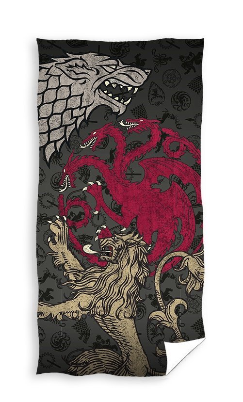 Ręcznik kąpielowy GRA O TRON bawełna 100%, 70x140 cm