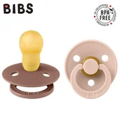 Smoczki uspokajające - Bibs Colour 2-Pack Woodchuck & Blush L Smoczek Uspokajający Kauczuk Hevea - miniaturka - grafika 1