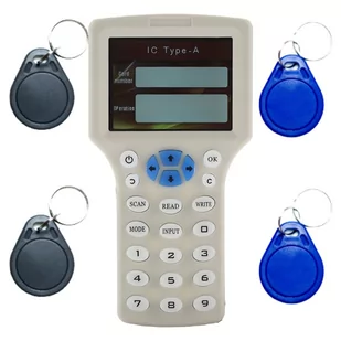 MEGA KOPIARKA PROGRAMATOR DUPLIKATOR BRELOKÓW KART+4 BRELOKI NFC - Akcesoria do domofonów i wideodomofonów - miniaturka - grafika 1