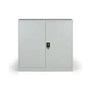 B2B Partner Metalowa szafa, demontowana, 2 półki, 1200 x 1150 x 400 mm, szara 908005 - Szafy biurowe - miniaturka - grafika 1