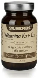 Witamina K2+D3 SOLHERBS - Witaminy i minerały - miniaturka - grafika 1