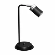 Lampy stojące - Milagro Lampka nocna JOKER BLACK/CHROME 1xGU10 MLP7749 - miniaturka - grafika 1