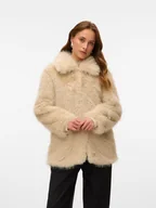 Kurtki damskie - Vero Moda Kurtka przejściowa w kolorze beżowym - miniaturka - grafika 1