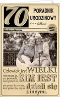 Kartki okolicznościowe i zaproszenia - Karnet okolicznościowy na 70 urodziny, U17 - miniaturka - grafika 1