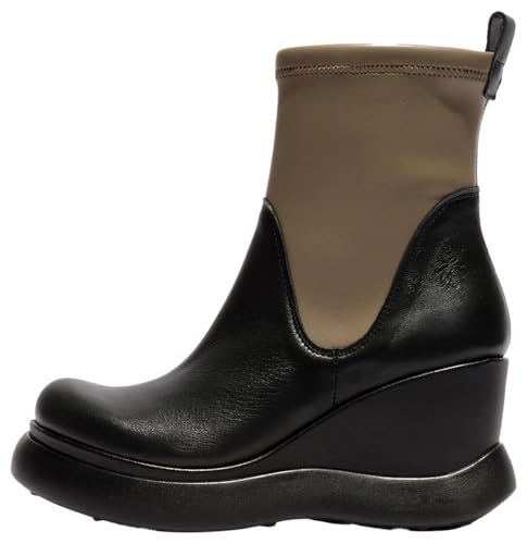 Fly London Glaf130fly damskie botki, Czarny taupe, 37 EU