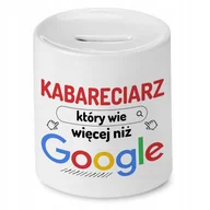 Skarbonki - Skarbonka Dla Kabareciarza na Urodziny na Prezent z Nadrukiem ze Zdjęciem - miniaturka - grafika 1
