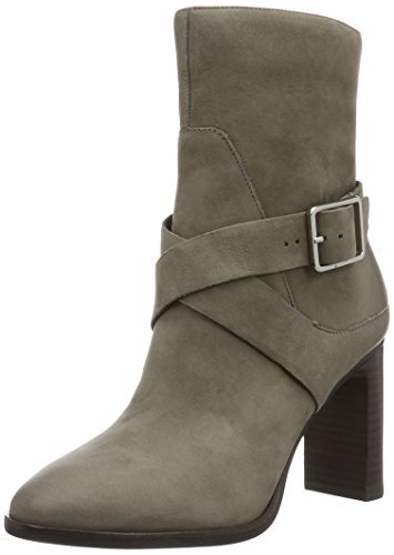 ALDO Damskie kozaki Coinia z krótką cholewką, szary - Szary Grey Nabuck 13-38 EU