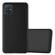 Etui i futerały do telefonów - Cadorabo pokrowiec ochronny na Samsung Galaxy A71 4G w kolorze czarnym etui na telefon silikonowe etui z TPU pokrowiec na telefon - miniaturka - grafika 1