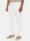 Spodnie męskie - BOSS Spodnie materiałowe T_Commuter-Slim 50534303 Biały Slim Fit - miniaturka - grafika 1