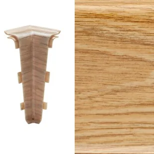 Arbiton Narożnik wewnętrzny do listwy INDO (1 sztuka) dąb dworski - Listwy przypodłogowe - miniaturka - grafika 1