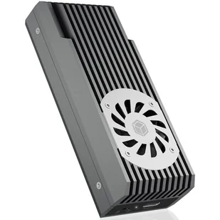 Icy Box Kieszeń IB-1922MF-C32 USB 3.2 GEN 2x2 M.2 NVMe SSD Aktywne chłodzenie IB-1922MF-C32 - Obudowy i kieszenie na dyski twarde - miniaturka - grafika 1