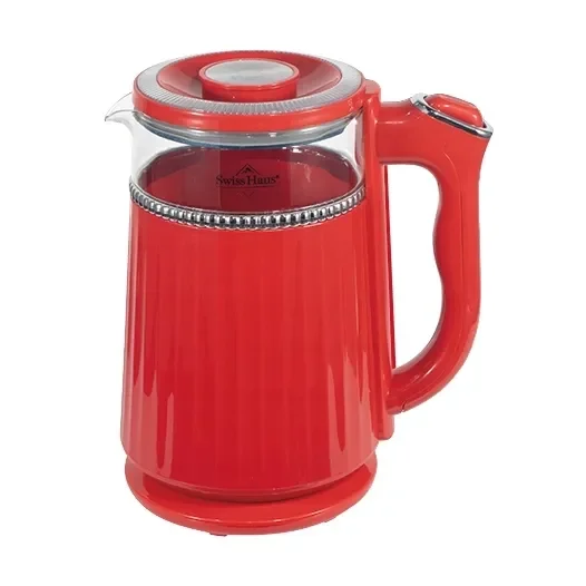 Czajnik Swiss Haus 1,7 l - retro-szklane wnętrze -2200 W - oświetlenie LED