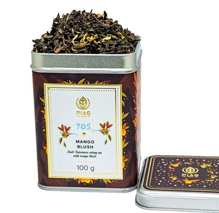 Piag Tea Mango Blusch N°705 herbata oolong z mango 100 g puszka