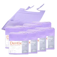 Sprzęt i akcesoria stomatologiczne - Śliniak dentystyczny z kieszonką 39cm x 48cm fioletowy podfoliowany 54g DentixPro 400szt - miniaturka - grafika 1