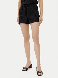 Silvian Heach Szorty materiałowe Clesti GPP25334SH Czarny Regular Fit - Spodenki damskie - miniaturka - grafika 1