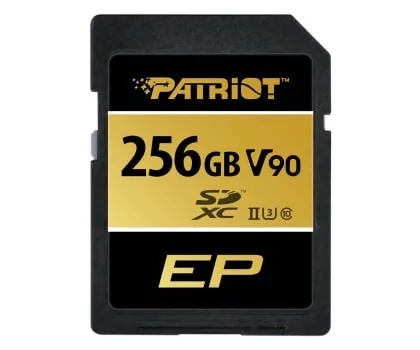 Patriot 256GB EP SDXC V90 UHS-II U3 300MB/s