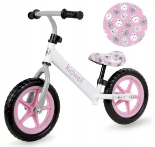 KIDWELL Rowerek biegowy Rebel White Bunny - Rowerki biegowe - miniaturka - grafika 1
