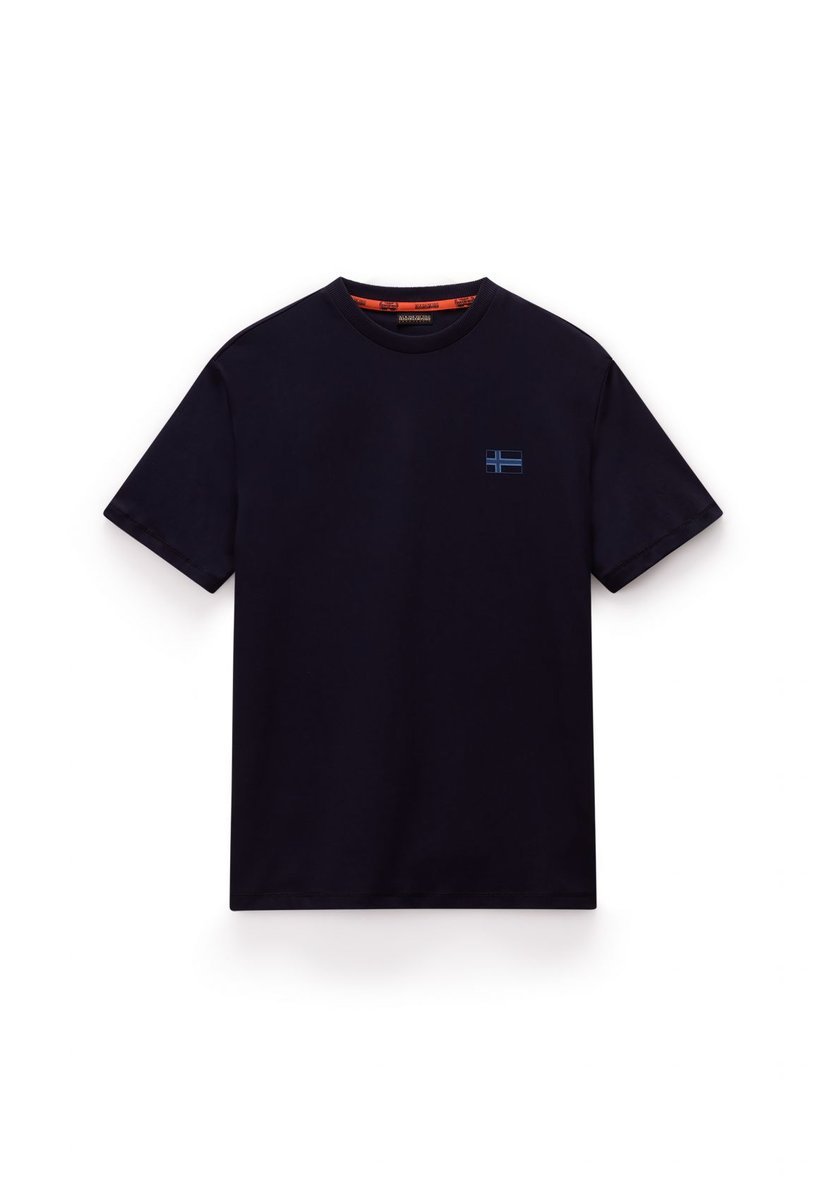 t-shirt uomo napapijri s-sorano np0a4ieh 1761 blu marine
