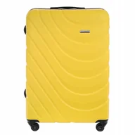 Walizki - TORBA Podróżna DUŻA WALIZKA Bagaż REJESTROWANY twarda POJEMNA XXL - żółta - miniaturka - grafika 1
